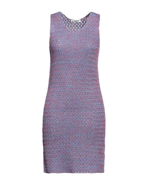 Jil Sander Purple Mini-Kleid