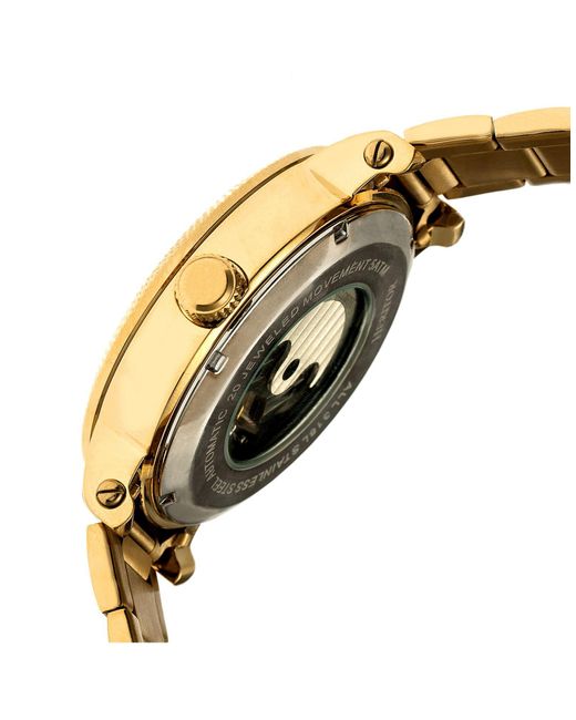 Reloj de pulsera Heritor de hombre de color Metallic