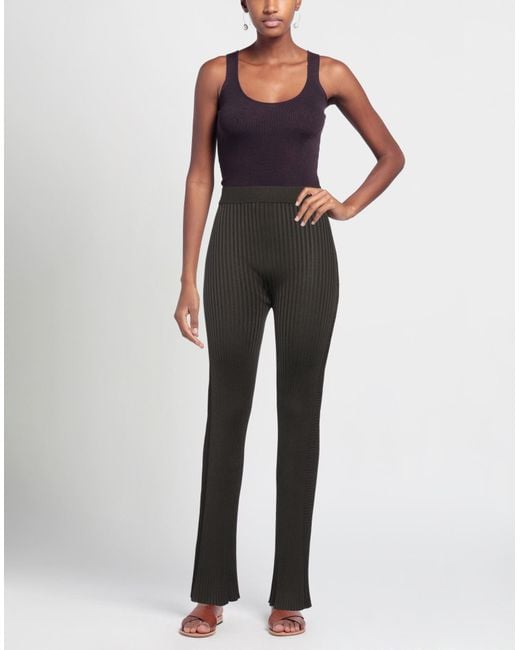 Jil Sander Gray Pants Viscose
