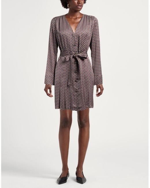 EMMA & GAIA Brown Mini Dress