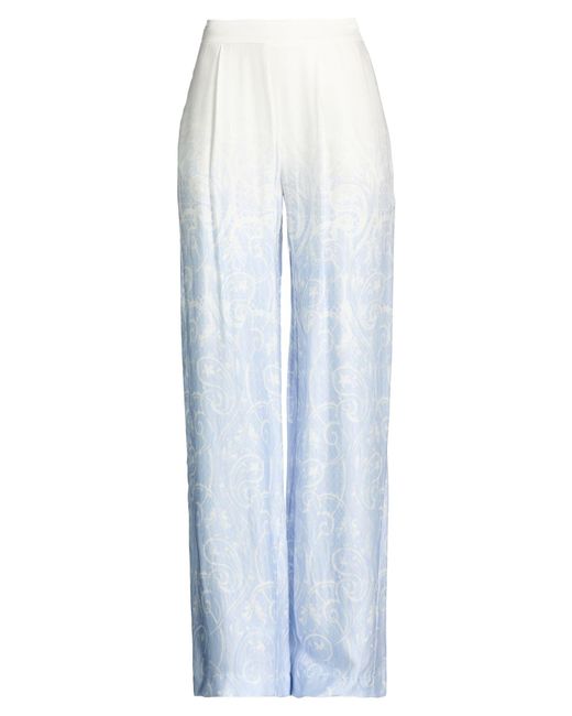 ERMANNO FIRENZE Blue Pants Viscose
