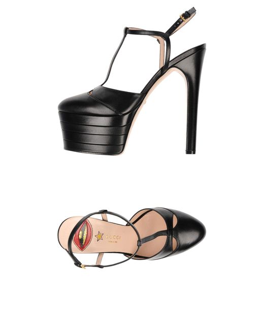 Zapatos de salón Gucci de color Negro | Lyst