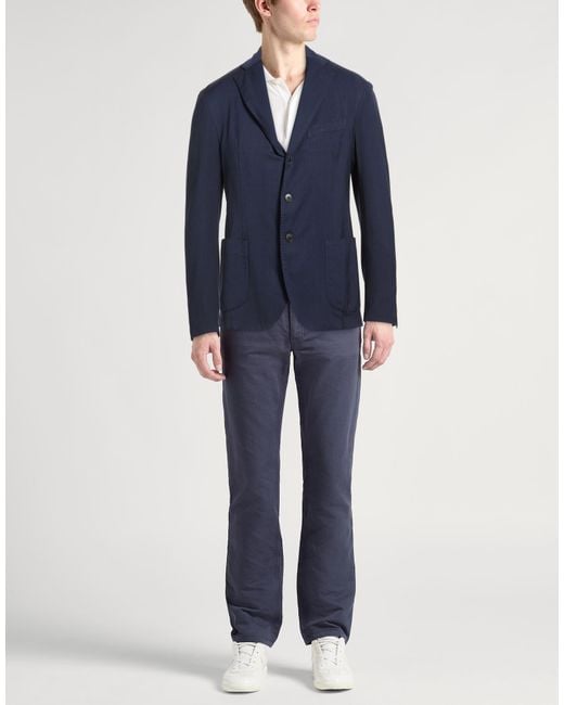 Drumohr Blue Blazer Virgin Wool for men