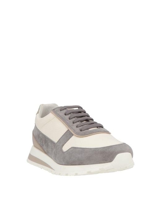 Brunello Cucinelli White Sneakers for men