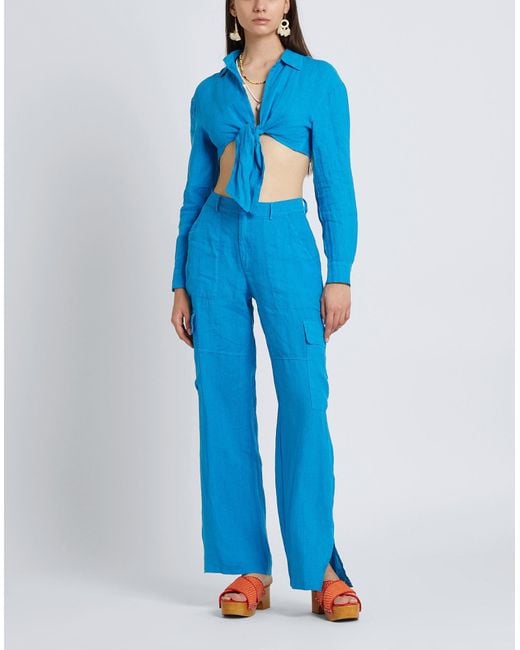 8 by YOOX Blue Trouser