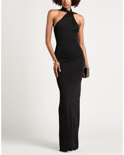 Galvan Black Maxi Dresses