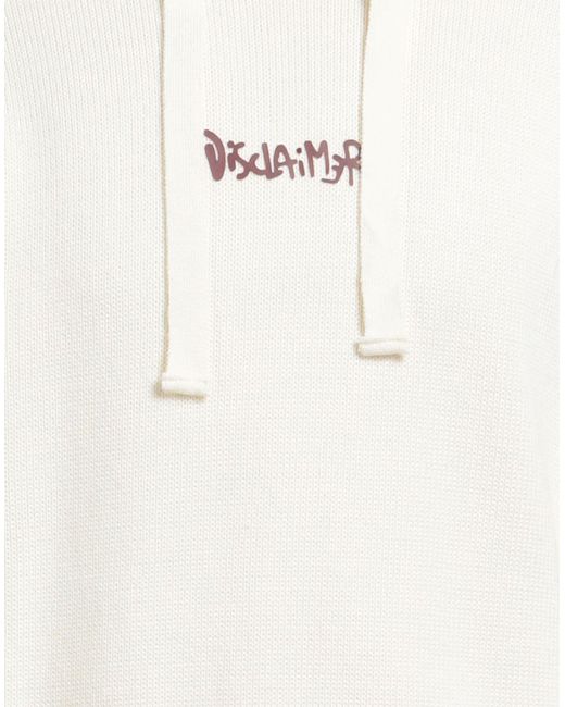DISCLAIMER White Jumper for men