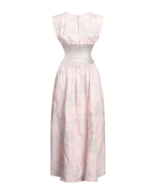 Philosophy Di Lorenzo Serafini Pink Maxi Dress