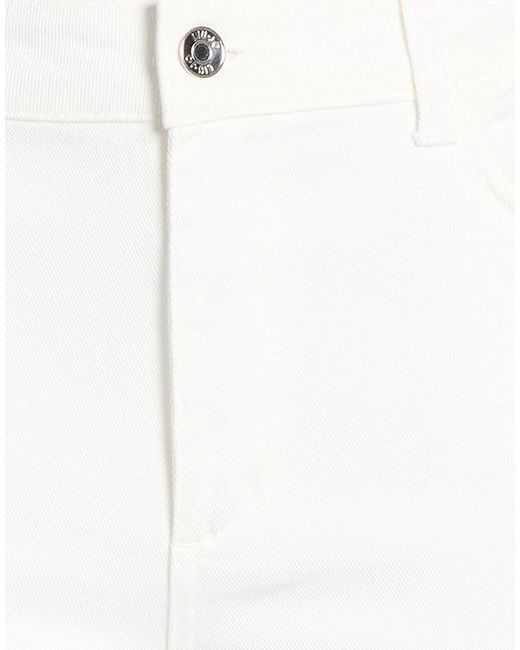 Liu Jo White Pants Cotton, Elastane