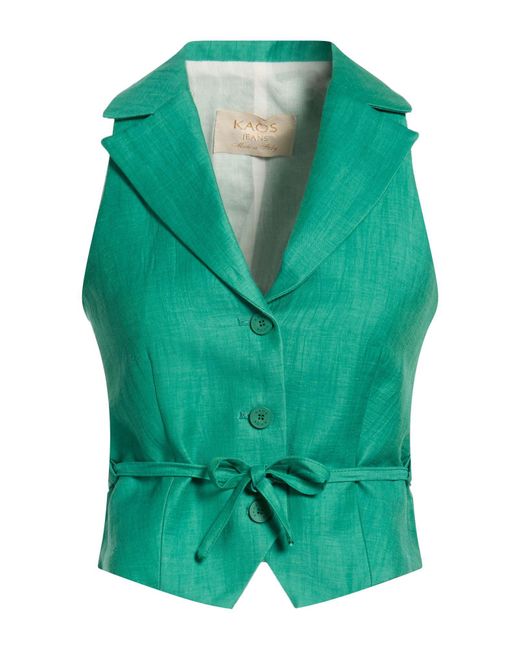 Kaos Green Tailored Vests