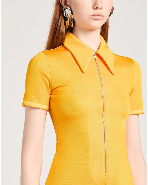 Jil Sander Yellow Playsuit
