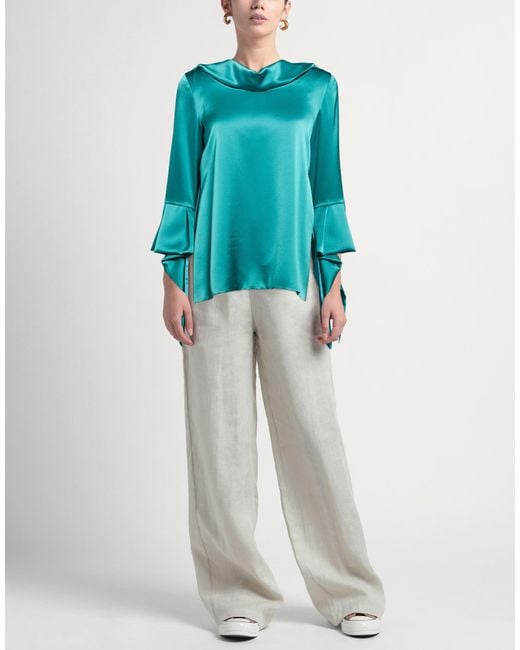 Top Fely Campo de color Blue