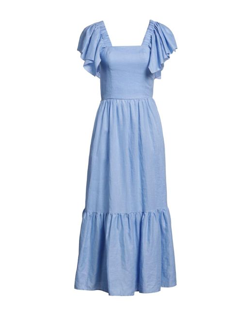 ACTUALEE Blue Maxi Dress