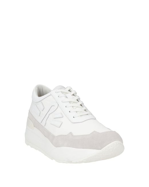 Rucoline White Sneakers Leather, Textile Fibers for men