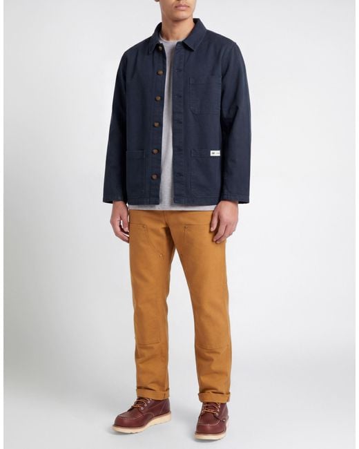 Caterpillar Blue Jacket Cotton for men