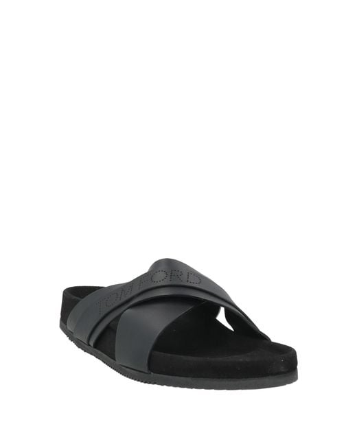 Tom Ford Black Sandals for men