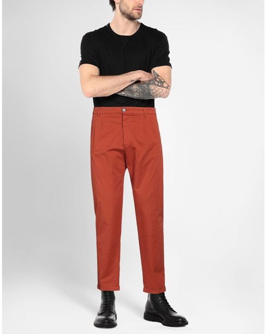 RE-WORKED Red Trouser for men