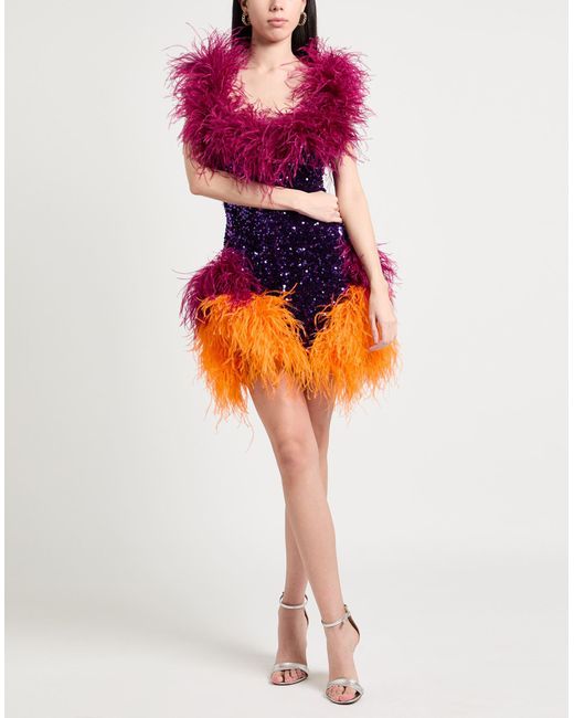 Germanier Purple Mini Dress