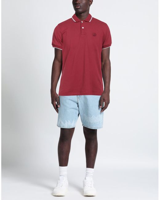 People Of Shibuya Red Polo Shirt for men