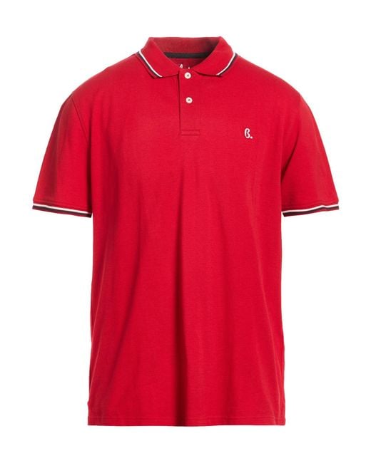 Polo Harmont & Blaine de hombre de color Red