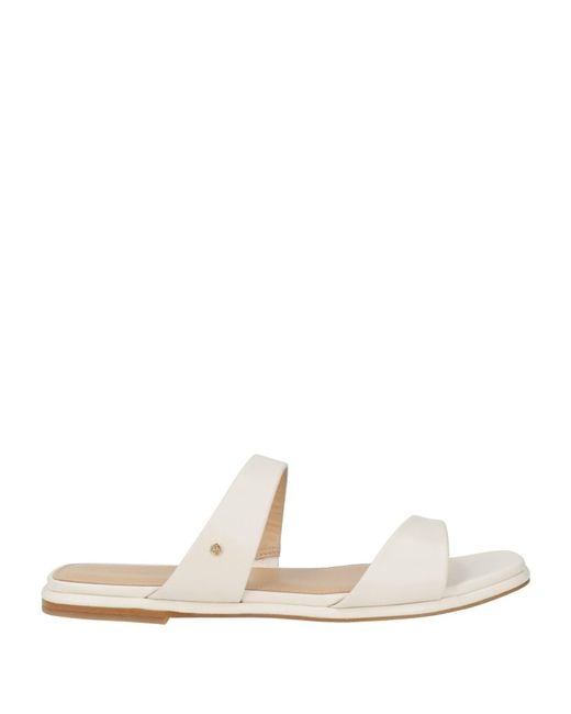 MICHAEL Michael Kors White Ivory Sandals Leather