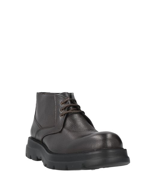 Baldinini Gray Ankle Boots for men