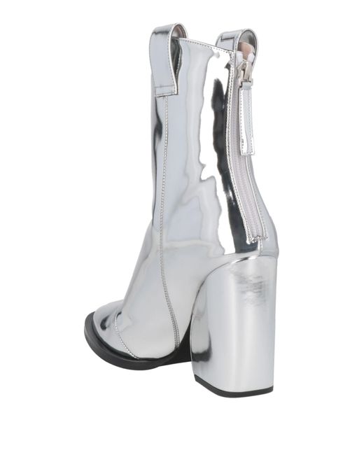 N°21 White Ankle Boots