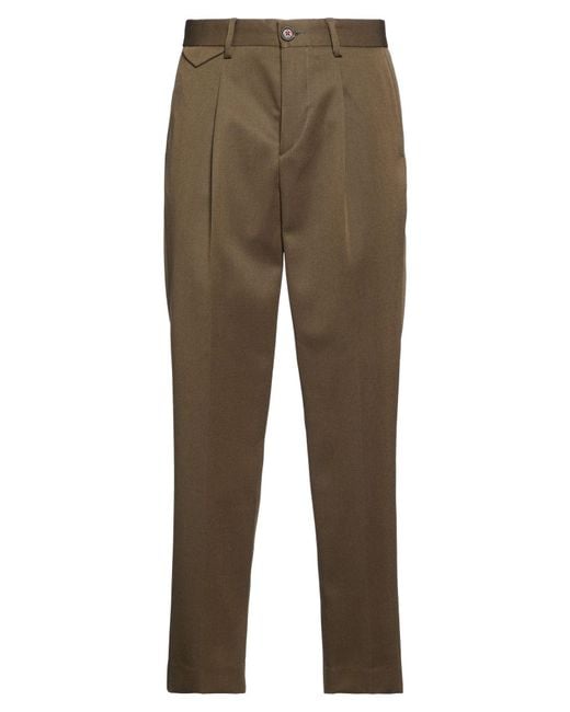 Manuel Ritz Multicolor Pants Virgin Wool for men