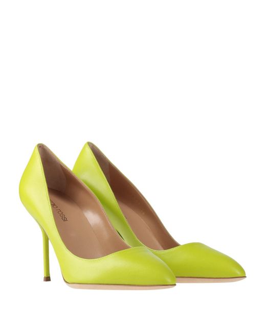 Sergio Rossi Yellow Pumps
