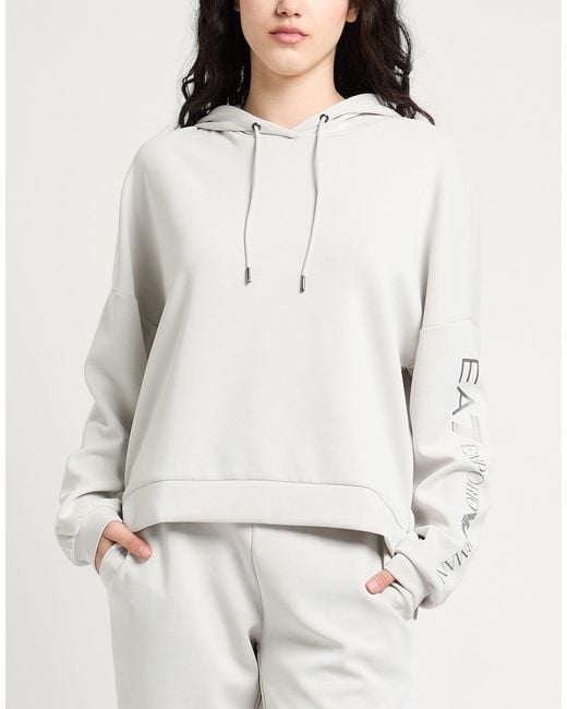 EA7 White Tracksuit Polyester, Modal, Elastane