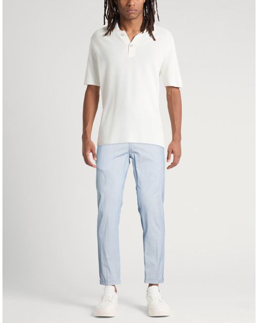 RE_HASH Blue Light Pants Lyocell, Cotton, Elastane for men