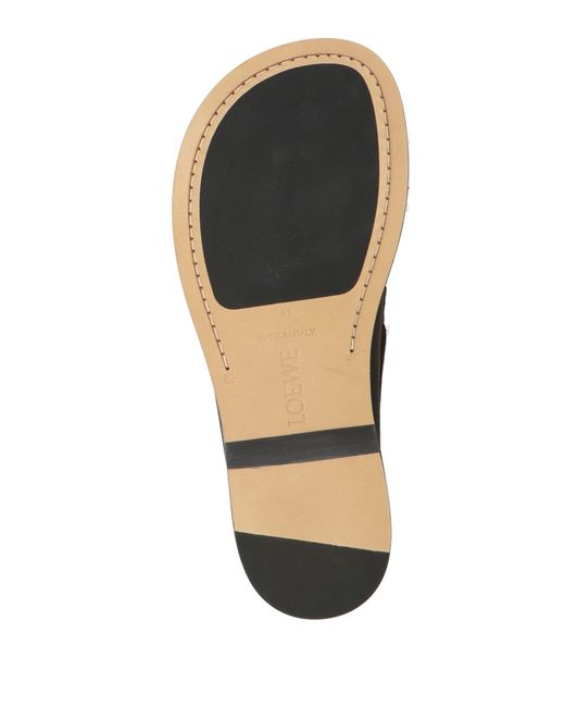 Loewe Brown Loafers Leather for men