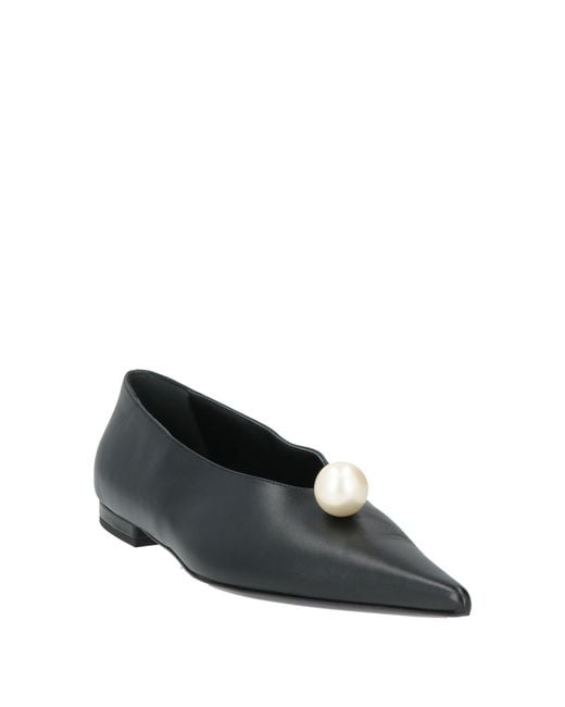 Magda Butrym Black Ballet Flats
