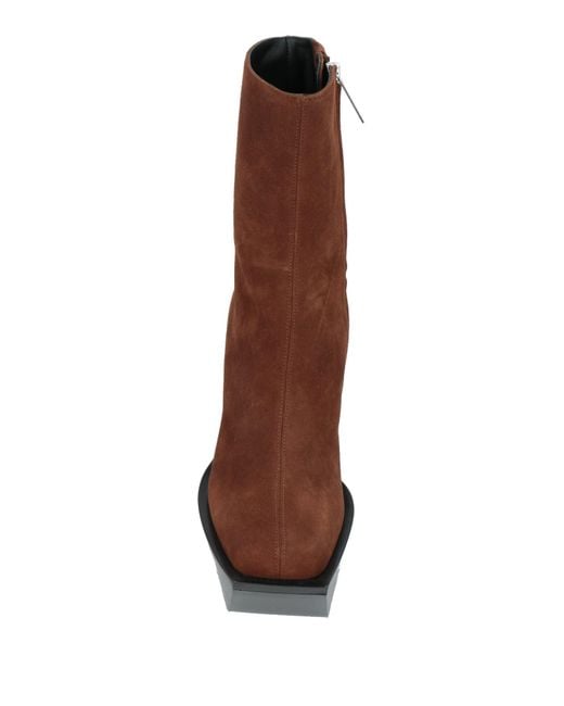 Peter Do Brown Ankle Boots Leather