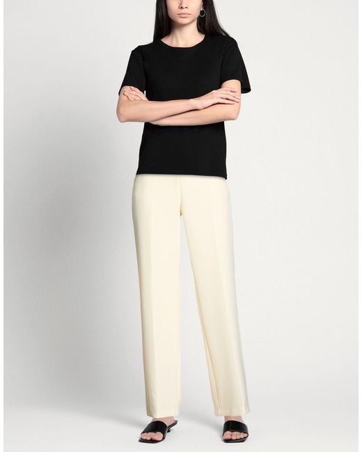 Clips White Pants Polyester, Elastane
