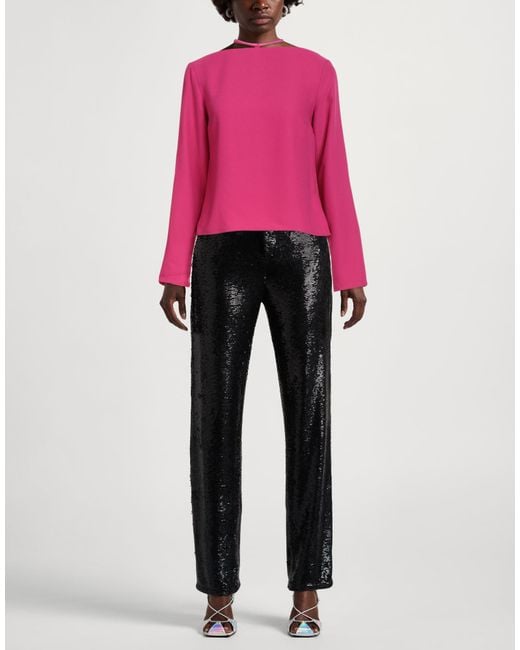 Suoli Pink Top Polyester, Viscose, Elastane