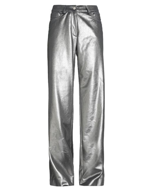 MVP WARDROBE Gray Pants Polyester