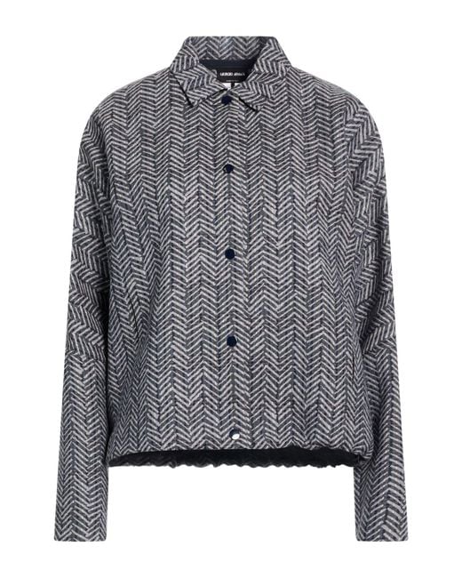 Giorgio Armani Gray Jacket Virgin Wool
