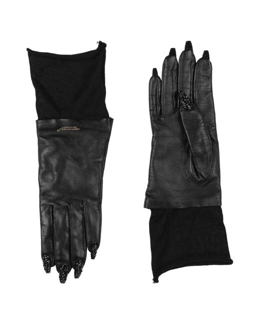 Undercover Black Gloves Sheepskin, Wool