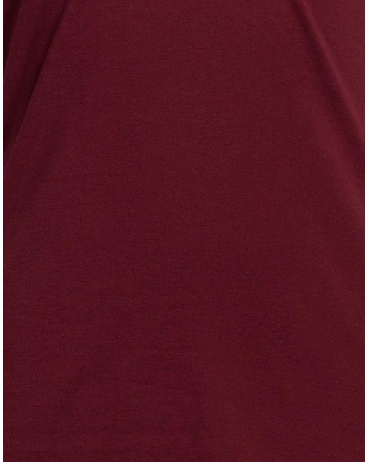 Brunello Cucinelli Red Polo Shirt for men