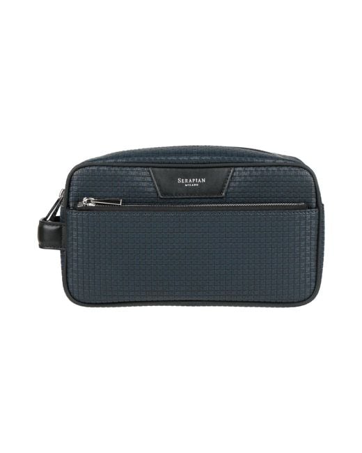 Beauty Case di Serapian in Blue da Uomo