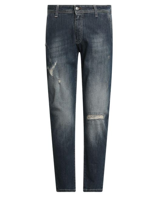 Daniele Alessandrini Blue Jeans Cotton, Elastane for men