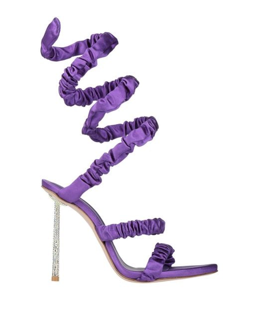 Le Silla Purple Sandals