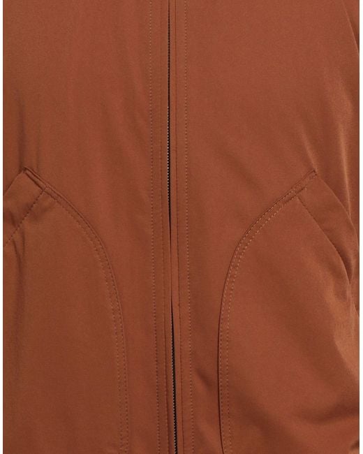 KIRED Brown Camel Jacket Polyamide, Elastane, Cotton for men