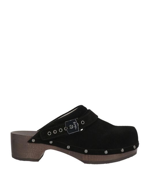 Scholl Black Mules & Clogs