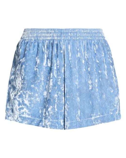 Mc2 Saint Barth Blue Shorts & Bermuda Shorts Polyester, Elastane