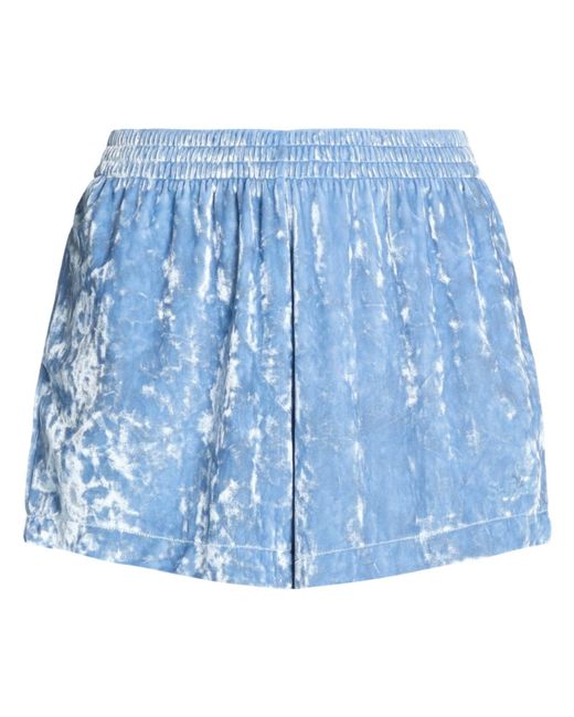 Mc2 Saint Barth Blue Shorts & Bermuda Shorts Polyester, Elastane