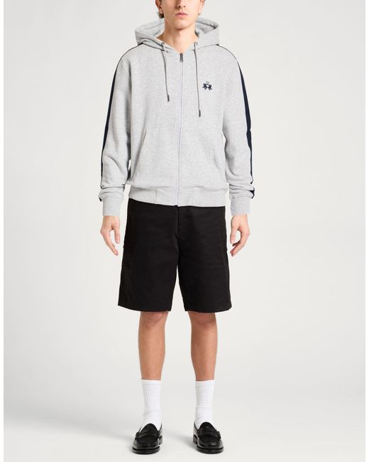 La Martina Gray Sweatshirt Cotton, Polyester for men