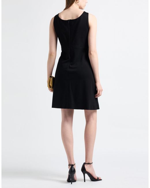 Versace Black Mini Dress Viscose, Polyamide, Elastane