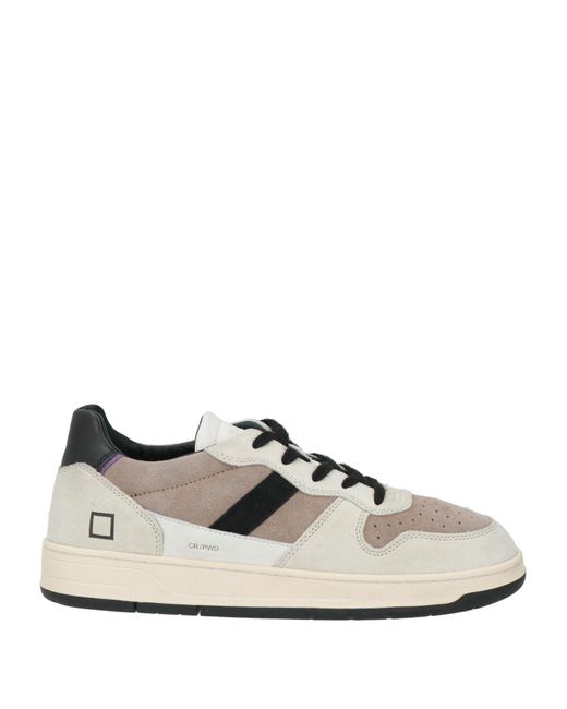 Date White Trainers for men